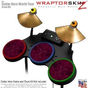  01 Pink Skin by WraptorSkinz fits Guitar Hero 4 World Tour Drum 