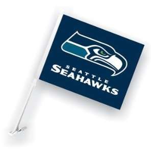  NFL Seattle Seahawks 11x14 Car Flags with Bracket ( Set 