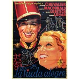 The Merry Widow Movie Poster (11 x 17 Inches   28cm x 44cm) (1934 