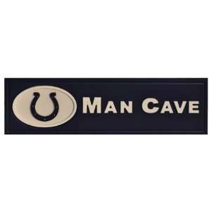    Indianapolis Colts Man Cave Wooden Bar Sign: Sports & Outdoors