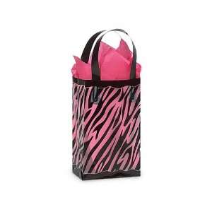  Hot pink and Zebra stripe Party favor bag: Toys & Games