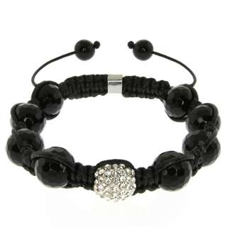 10mm Black, White Or Yellow Crystal Disco Ball Dia Cut Adjustable 