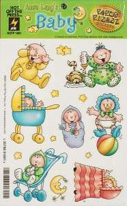 Annie Langs BABY Paper Pizazz Stickers (2 sheets)  