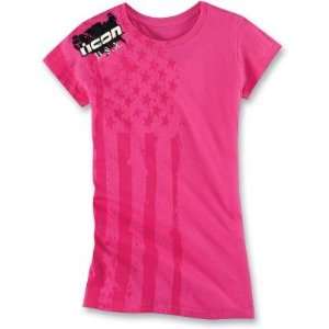  Icon Womens National T Shirt   2X Large/Pink: Automotive