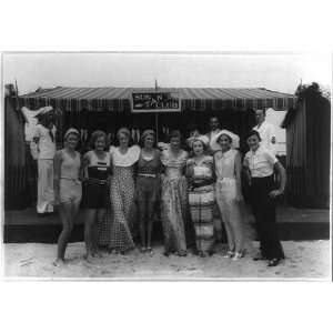   1931,Beachwear,Cape May Sun Tan Cabana Club,New Jersey