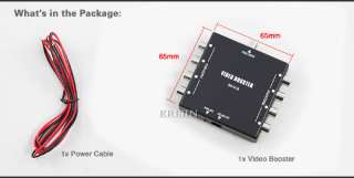 ES018 New 1 to 8 Car Video Booster Amplifier Spliter  