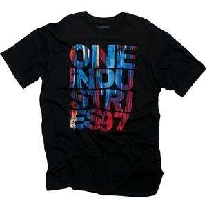  One Industries Distortion T Shirt   2X Large/Black 