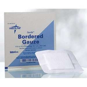 Medline Bordered Gauze   4 x 14, 2 x 12 pad, 10 box / Case, 150 