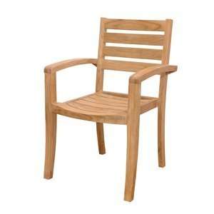  Anderson Teak CHS 033 Catalina Stacking Armchair Outdoor 