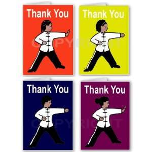   Fu Kid Thank You Cards African American Design: Health & Personal Care
