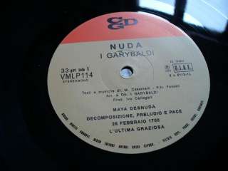 GARYBALDI NUDA ITA PROG PSYCH COSMIC 1972 TRIPLE MINT  