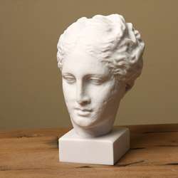   Marble Hygeia 12 inch Museum Replica Head Statue  