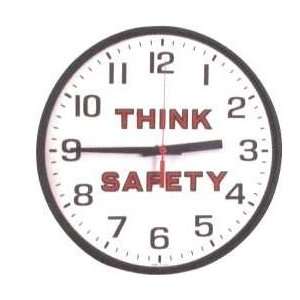   or Quartz Think Safety 12 Inch Wall Clock T SAFE