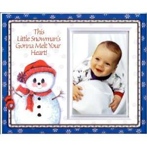 This Little Snowman Will Melt Your Heart   Picture Frame 
