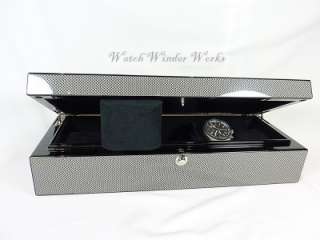 Luxury Carbon Fibre Look Watch Storage Box @5watches model:Watchpro5 