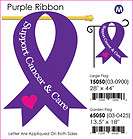 18 x 13 purple ribbon cure cancer outdoor garden flag