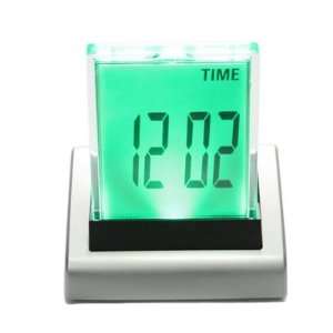   Color LED Change Digital LCD Thermometer Alarm Clock: Electronics