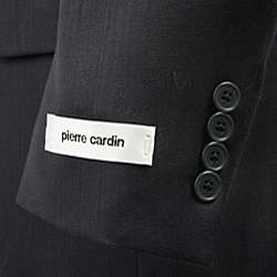 Pierre Cardin Mens Navy Wool 3 button Suit  Overstock