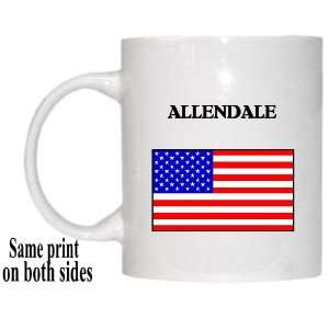  US Flag   Allendale, Michigan (MI) Mug 