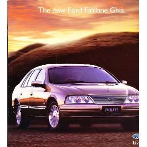  1999 Ford Fairlane Australian Original Sales Brochure 