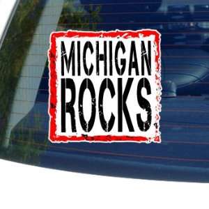  Michigan Rocks   Window Bumper Laptop Sticker Automotive