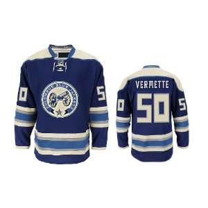 Columbus Blue Jackets jerseys #50 Vermette third blue jerseys size 52 