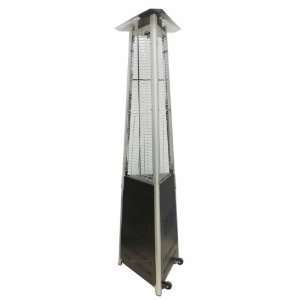  Glass Tube Patio Heater Commercial Triangle  Hammered 