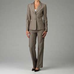 Tahari ASL Womens 2 button Pinstripe Pant Suit  Overstock