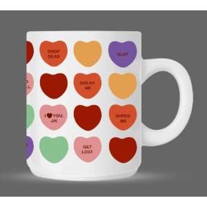  Mean Sweet Hearts Multi Color   11oz Coffee Mug Cup #31WM 