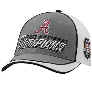   Gray 2011 BCS National Champions Flex Fit Hat 
