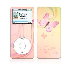  Apple iPod Nano 1G Decal Skin   Pink Butterfly Everything 