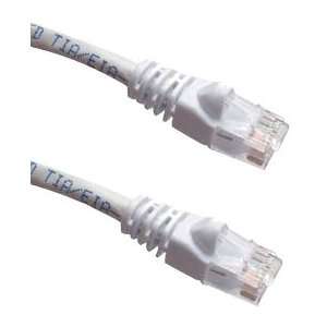  Category 5E Ethernet Cable Molded Snagless White 25Ft 