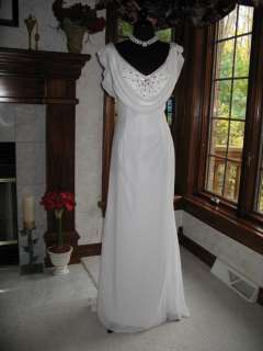 Precious Formals P50090 Light Ivory Prom Wedding Gown Dress 12  