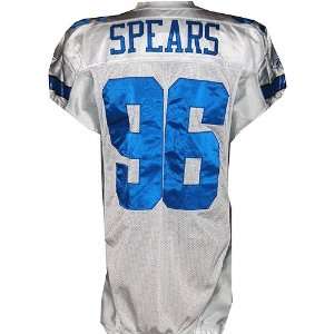 Marcus Spears #96 2006 Cowboys Game Used White Jersey (Size 50 Prova 