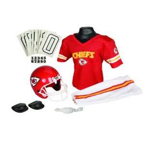  NFL Kansas City Chiefs Deluxe Youth Uniform Set Sports 