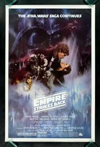 THE EMPIRE STRIKES BACK *1SH MOVIE POSTER ROLLED UNUSED NM M STAR WARS 