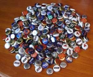 500 MIXED BEER BOTTLE CAPS, CROWNS NO DENTS MINT!!  
