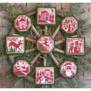  Cranberry Christmas (cross stitch) Arts, Crafts & Sewing