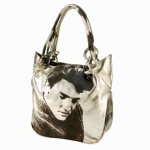   Elvis Presley Gold Metallic Purse Tote Bag *SALE*: Sports & Outdoors