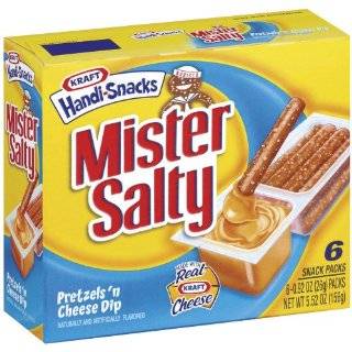 Mr. Salty Handi Snacks Mister Salty Pretzels and Cheese, 5.52 Ounce 