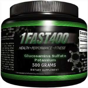  1Fast400 Glucosamine Sulfate Potassium, 500 Grams Health 