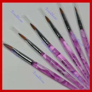 Different Size Professional Acrylic Nail Art Brush  