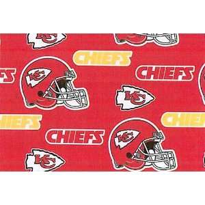  NFL Kansas City Chiefs Football Fleece Fabric Print By the 
