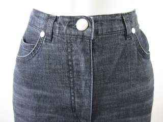 BIANCA Blue Dark Wash Cotton Boot Cut Cuffed Jeans Sz 6  