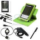   Green Leather Case+Screen Protector+Styl​us For Kindle Fire 7