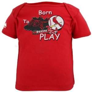   St. Louis Cardinals Red Infant Born To Play T shirt: Sports & Outdoors