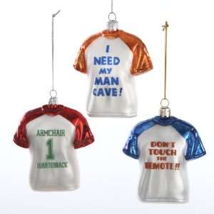   Multi Colored Mens T Shirt Christmas ornaments 4