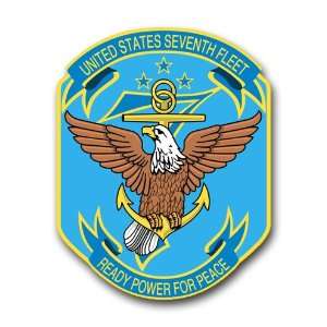  US Navy Seventh Fleet Decal Sticker 3.8 6 Pack 