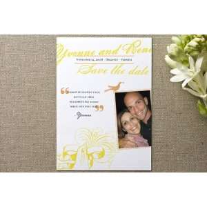  Bird Lovers Save the Date Cards by The Happy Enve 
