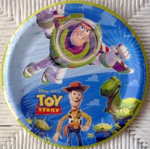 TOY STORY 12 lunch plates PARTY Woody Buzz Lightyear  